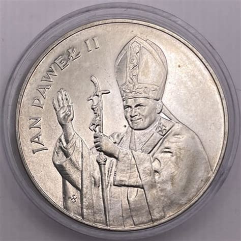 Moneta 10000 zł Jan Paweł II 1987 cena Coin24 pl