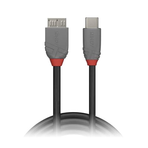 Lindy 1m Usb C To Micro B Cable Anthra Line Ink Depot