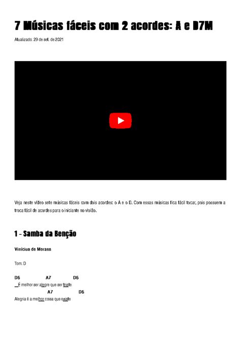 Musicas Faceis Para Viola 7
