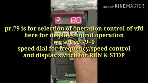 How To Set Parameters Of VFD Speed Control Of MOTOR USING VFD Display