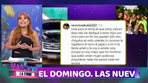 Magaly Medina Fulmina A La Mam De Alejandra Baigorria Una Mujer Que