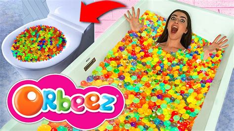 million orbeez  bath challenge ruined  house youtube