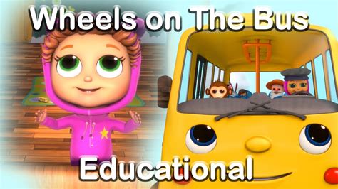 The Wheels On The Bus Educational Nursery Rhymes With Baby Joy Joy