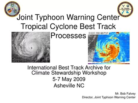 Ppt Joint Typhoon Warning Center Tropical Cyclone Best Track