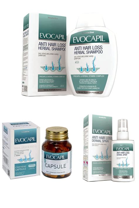 Evocapil Dökülmeye Karşı 3'lü Set Procapil Şampuan 300 ml + Anti ...
