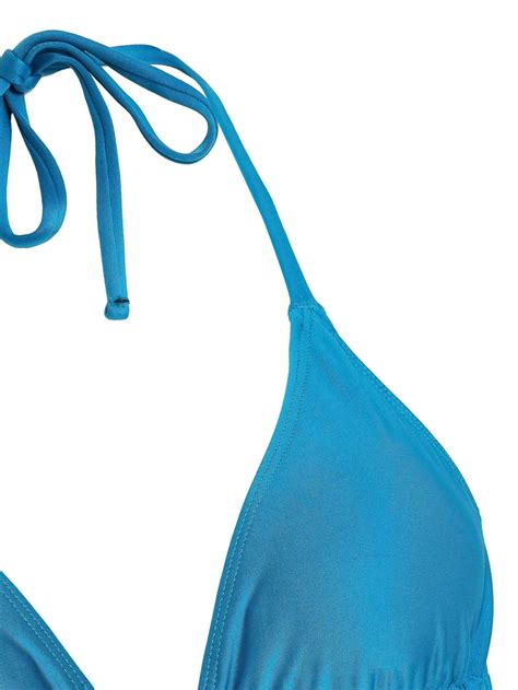 Lygia Nanny Iasmin Bikini Top Blue Farfetch