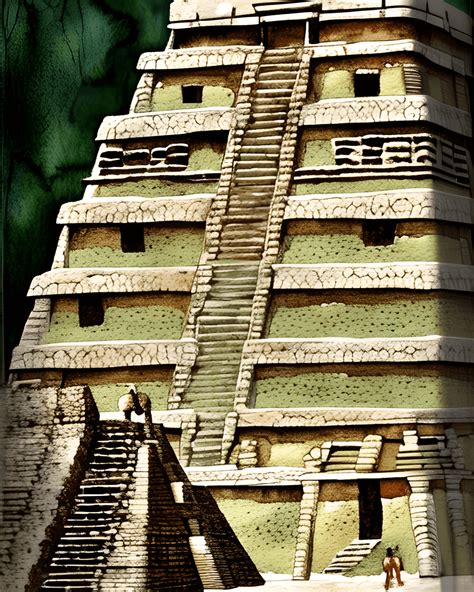 Ancient Maya Pyramids · Creative Fabrica