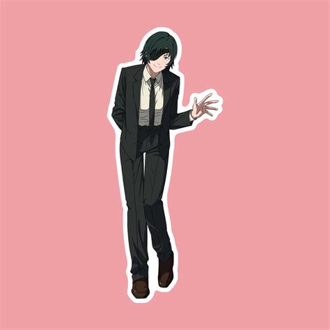 Himeno Ii Chainsaw Man Laptop Sticker Pureartz