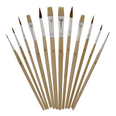 Assorted Artist Brush And Palette Set Brushes And Accessories