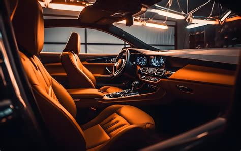 Premium AI Image | A photo of the interior of a mercedes - benz s ...