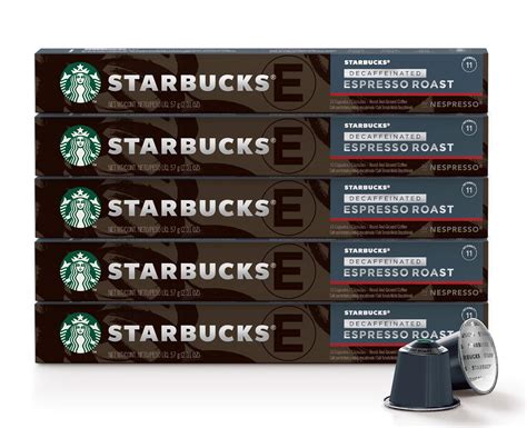 Starbucks By Nespresso Decaf Espresso Dark Roast Favorites Variety