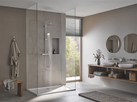 Euphoria System Shower System With Thermostatic Mixer For Wall