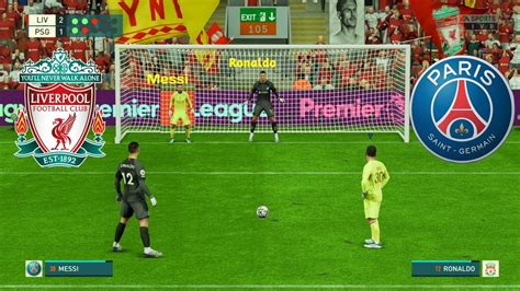 FIFA 23 MESSI RONALDO GOALKEPPER LIVERPOOL VS PSG PENALTY SHOTOOT