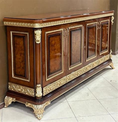 Casa Padrino Buffet Baroque De Luxe Marron Or Magnifique Armoire En