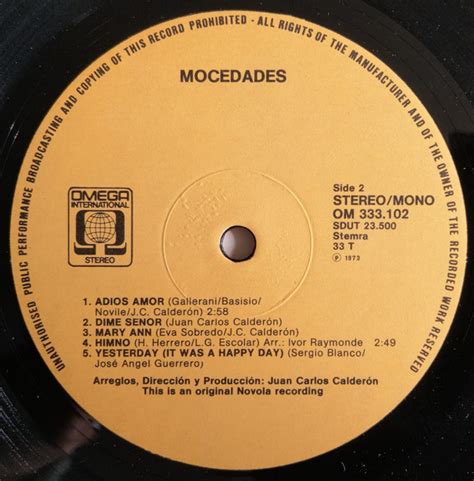 Mocedades Eres Tú LP Album akerrecords nl