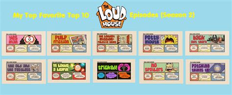 My Top 10 Best Loud House Episodes (Season 2) by LiamFitz34 on DeviantArt