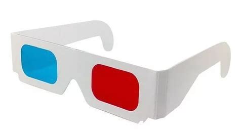 3D картонные анаглифные очки универсальные. Светофильтры красный и ...
