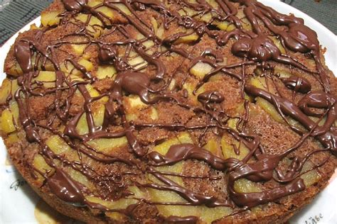 Apfel Schokokuchen mit Nüssen von nudelmary Chefkoch