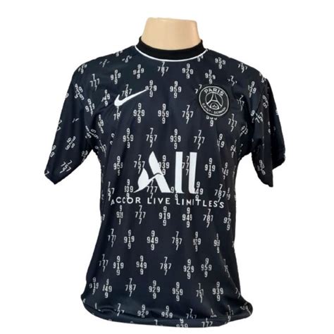 Camisa PSG Preta Time Europeu FUTEBOL Paris Saint German Shopee Brasil