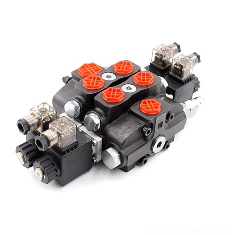 Sd8 Solenoid 2 Spool Sectional Directional Valve Boxinhuasheng Hydraulic