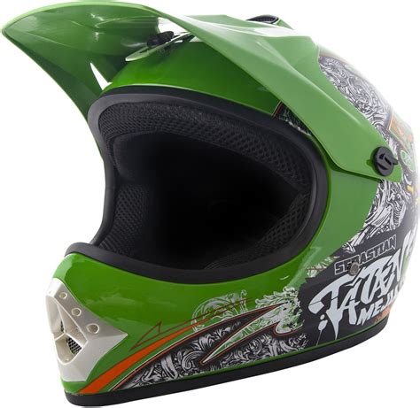 Kask Motocyklowy City Bike Lekki Crossowy Dzieci Cy Enduro Quad Atv M