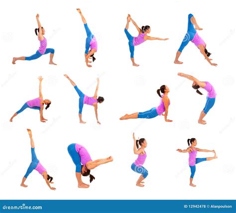 Yoga Poses Royalty Free Stock Photos - Image: 12942478