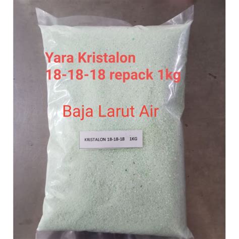 Yara Kristalon Green Repack Kg Baja Larut Air Shopee Malaysia