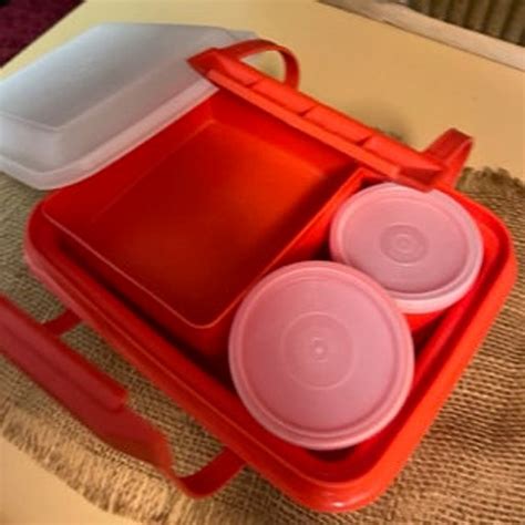 Tupperware Lunch Buddy Pack N Carry Lunch Box Gem