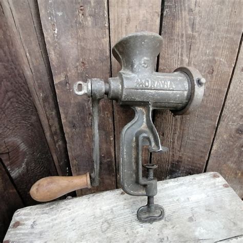 Antique Cast Iron Meat Grinder Etsy