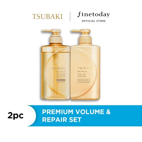 TSUBAKI Premium Volume Repair Shampoo 490ml Conditioner 490ml