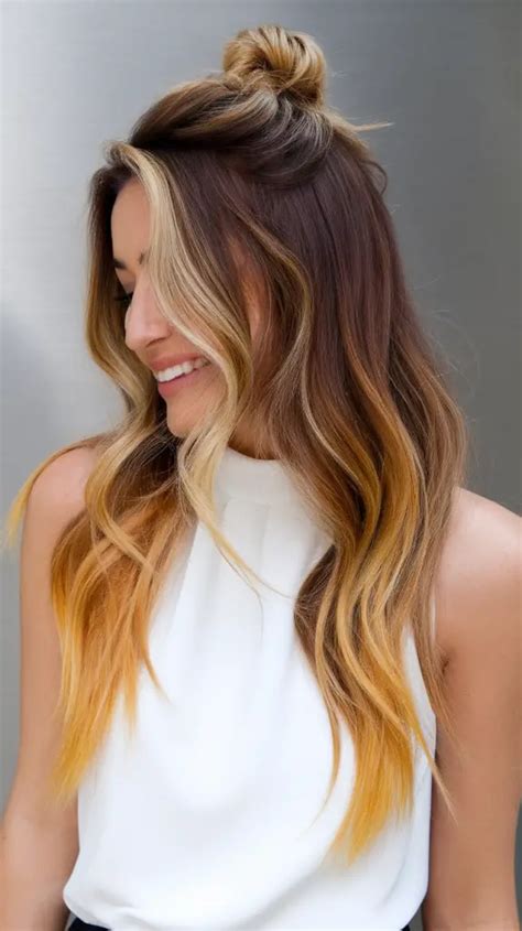 Spring Brunette Hair Color Ideas For Dark Brown Caramel Highlights And Low