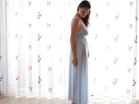 Blue Sheer Nightgown See Through Lingerie Maxi Dress Gift Etsy