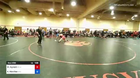 92 Lbs Round Of 64 Max Agresti Delaware Wrestling Vs Kingsley