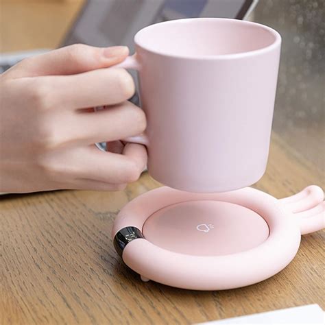 Buy Urallife Smart Touch Heating Coaster Mini Plug Mug Warmer Heat Cup