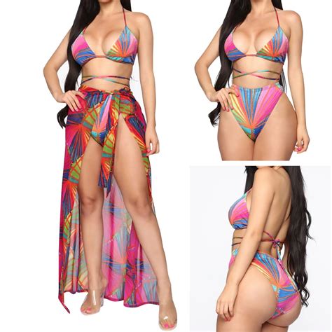 Conjunto De Bikini Bandeau Bandage Para Mujer Traje De Ba O Brasile O De Realce De