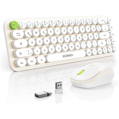 Clavier Et Souris Avec Récepteur Usb Et Type C Pour Femmes Et Enfants