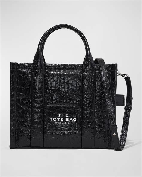 Marc Jacobs The Croc Embossed Medium Tote Bag Neiman Marcus