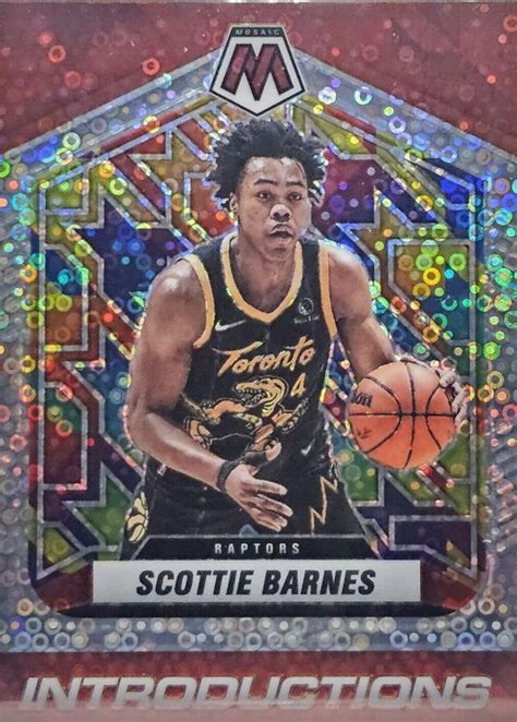 Scottie Barnes 2021 Mosaic Introductions Fast Break 4 Price Guide