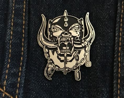 Motorhead Snaggletooth Enamel Pin Etsy