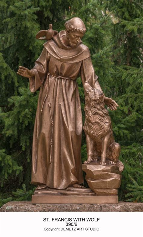 St Francis With Wolf Religious Supply Center