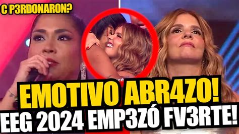 Katia Palma Y Johanna San Miguel Se Dan Abrazo En El Primer Programa