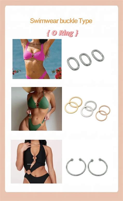 Luxury U Buckle Bikini Connector Durable Water Resistant