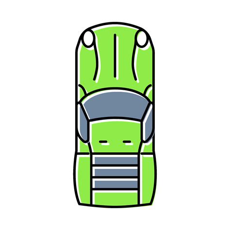 motion car top view color icon vector illustration 35452874 Vector Art ...