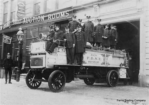 FDNY 1908 Photo New York City Fire Department | Etsy | Fire trucks, Old ...