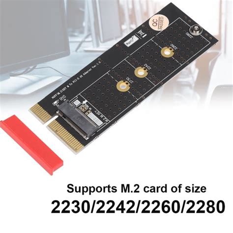 M Nvme Key M Ssd Vers Pci E X Carte De Montage Vertical Avec