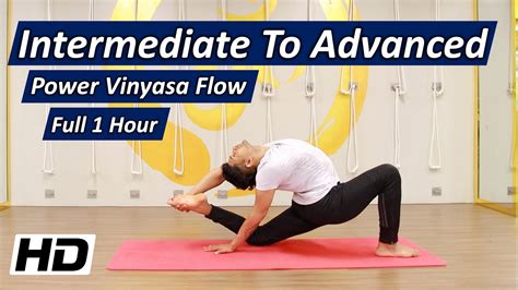 Full 1 Hour Power Vinyasa Flow Intermediate To Advanced Yoga Class