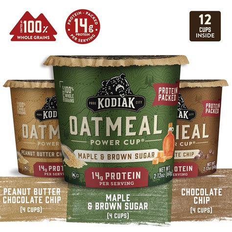 Kodiak Cakes Paquete surtido de avena instantánea con proteína en