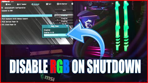 How To Turn Off Rgb Lights That Stay On After Shut Down Youtube