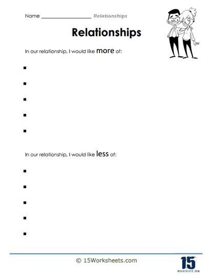 Relationships Worksheets 15 Worksheets Worksheets Library