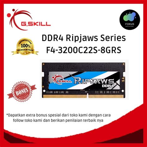 Jual Ddr Sodimm G Skill Ripjaws F C S Grs Gb Mhz Shopee